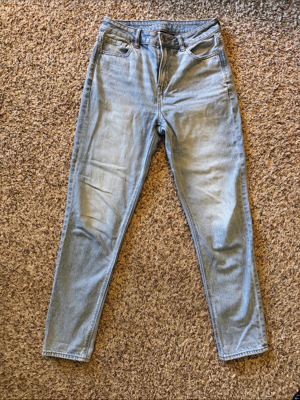 American Eagle Outfitters High-Rise Light Blue Women's Jeans - Picture 1 of 3